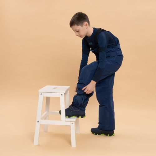 Vaikiškos slidinėjimo kelnės KADVA Skiro Pants tamsiai mėlynos spalvos