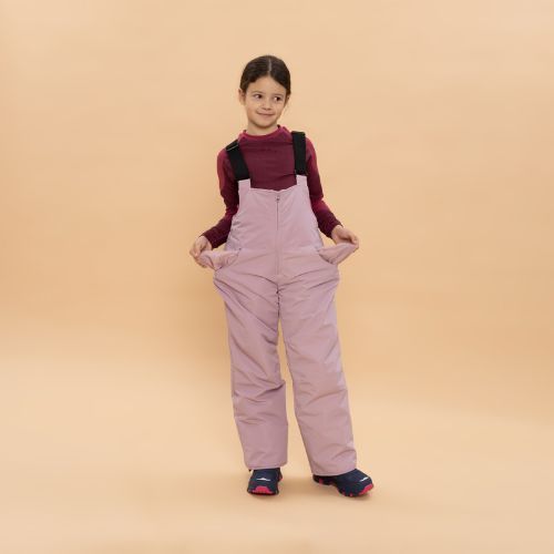 Vaikiškos slidinėjimo kelnės KADVA Skiro Pants rožinės spalvos