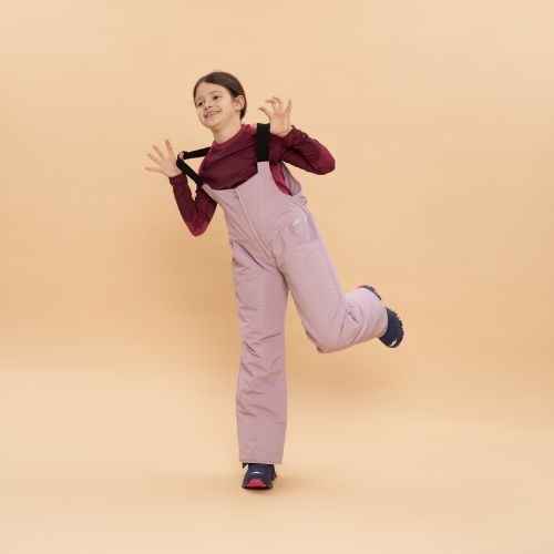 Vaikiškos slidinėjimo kelnės KADVA Skiro Pants rožinės spalvos
