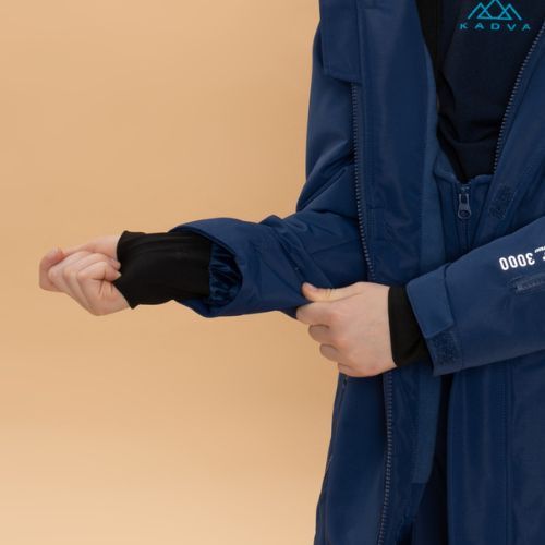 Vaikiška slidinėjimo striukė KADVA Skiro Jacket tamsiai mėlyna