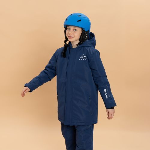 Vaikiška slidinėjimo striukė KADVA Skiro Jacket tamsiai mėlyna