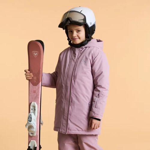 Vaikiška slidinėjimo striukė KADVA Skiro Jacket rožinė