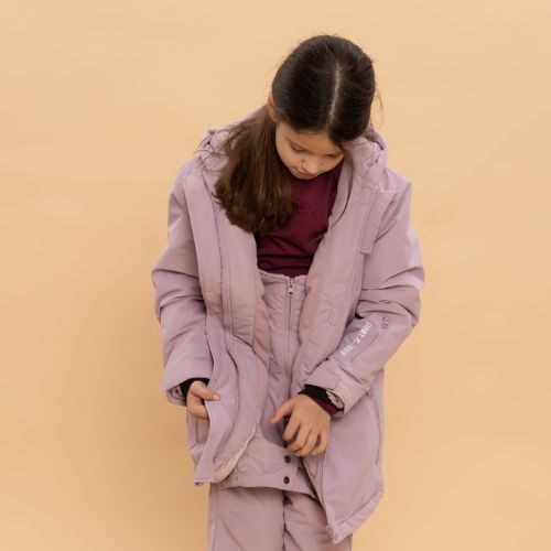 Vaikiška slidinėjimo striukė KADVA Skiro Jacket rožinė