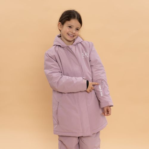 Vaikiška slidinėjimo striukė KADVA Skiro Jacket rožinė