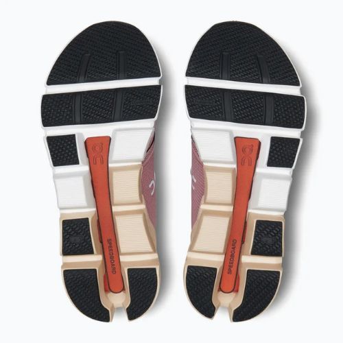 Moteriški bėgimo bateliai On Cloudflyer 4 dustrose/sand