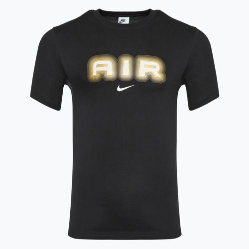 Vyriški marškinėliai Nike Air Graphic black/metalic gold