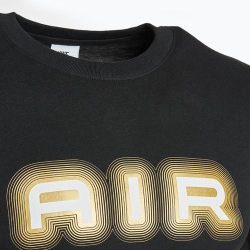 Vyriški marškinėliai Nike Air Graphic black/metalic gold