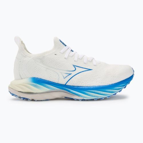 Moteriški bėgimo batai Mizuno Wave Neo Wind white/silver/peace blue