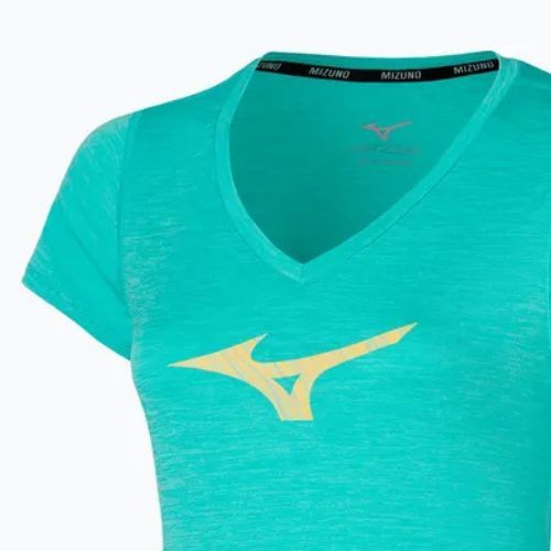 Moteriški bėgimo marškinėliai Mizuno Impulse Core RB Tee blue turquoise