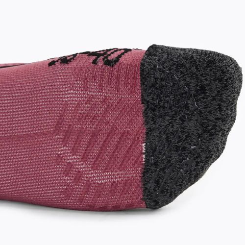 Bėgimo kojinės Mizuno Active Training Mid 2 poros apricot ice/violet quatz