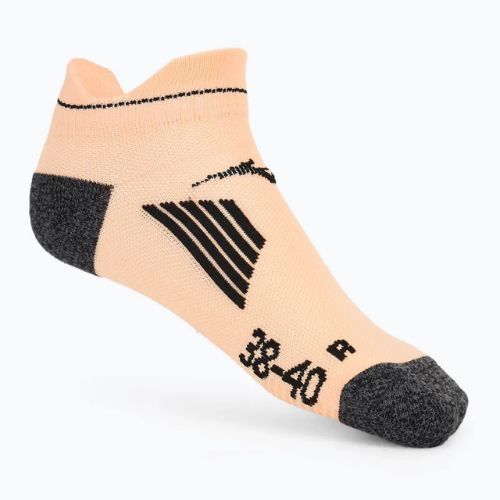 Bėgimo kojinės Mizuno Active Training Mid 2 poros apricot ice/violet quatz