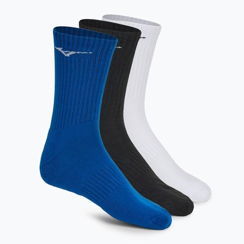 Kojinės Mizuno Training 3P white/black/mugen blue