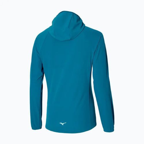 Moteriška bėgimo striukė Mizuno Alpha Jacket moroccan blue