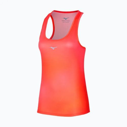 Moteriškas bėgimo tank topas Mizuno Impulse Core Graphic Tank nasturtium