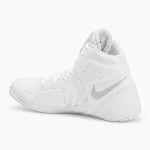 Imtynių batai Nike Fury white/metallic silver
