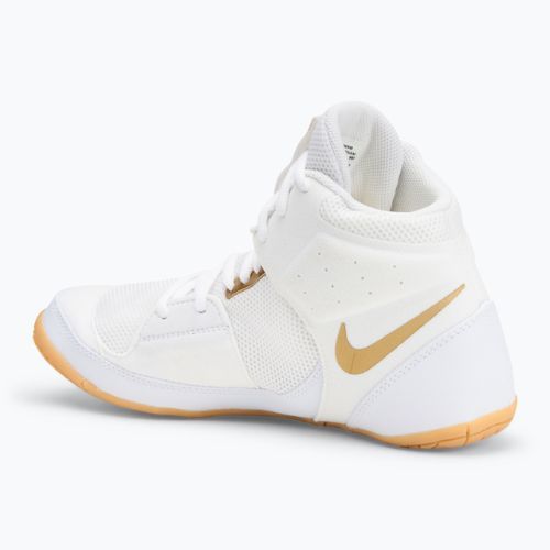 Imtynių batai Nike Fury white/metallic gold