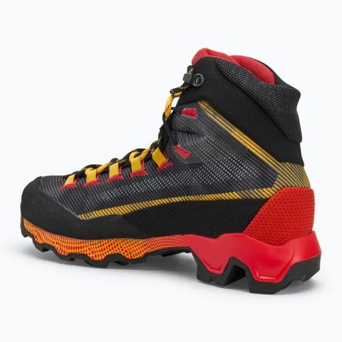 Vyriški aukštų kalnų batai La Sportiva Aequilibrium Hike GTX carbon/ yellow