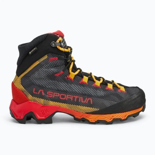 Vyriški aukštų kalnų batai La Sportiva Aequilibrium Hike GTX carbon/ yellow