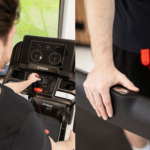 Elektrinis bėgimo takelis XTREXO TXO-X500 juodas