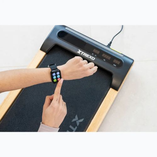Elektrinis bėgimo takelis XTREXO TXO-W250 Walking Pad juodas/rudas