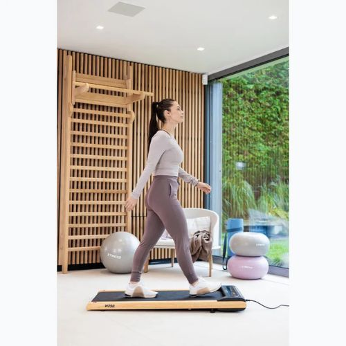 Elektrinis bėgimo takelis XTREXO TXO-W250 Walking Pad juodas/rudas