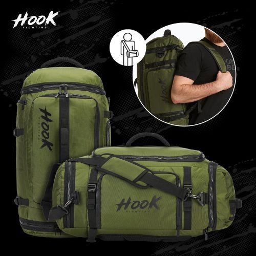 Kuprinė HOOK FIGHTING Camp 2w1 Duffel Bag 41 l zielony