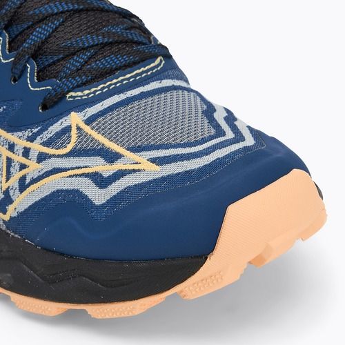 Moteriški bėgimo batai Mizuno Wave Daichi 8 estate blue/apricot ice/black