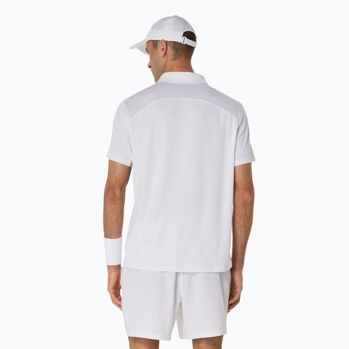 Vyriški polo marškinėliai ASICS Court Polo brilliant white