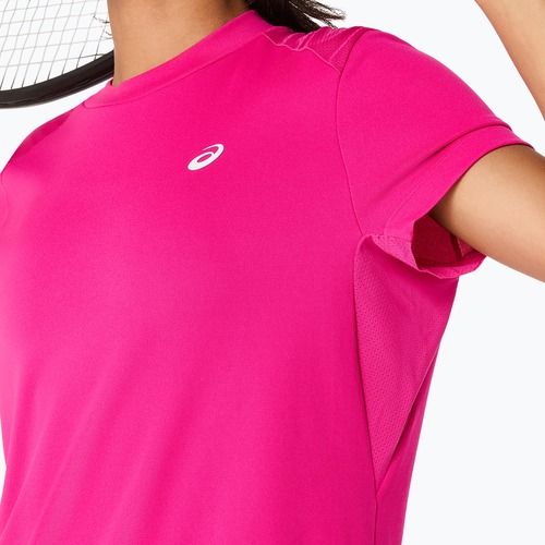 Moteriški teniso marškinėliai ASICS Court Top W pink rave