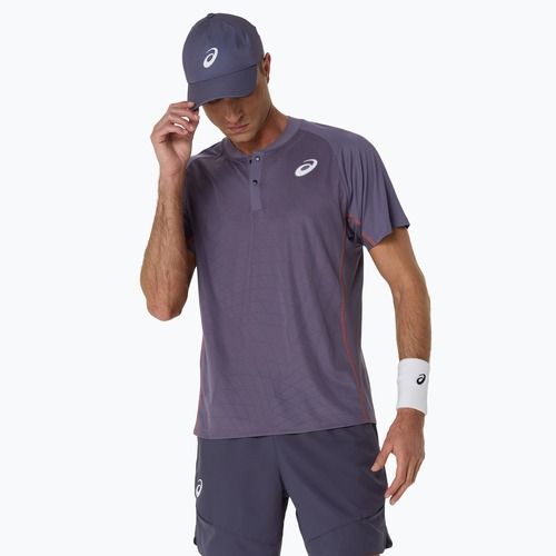 Vyriški polo marškinėliai ASICS Match Actibreeze Polo greyish purple
