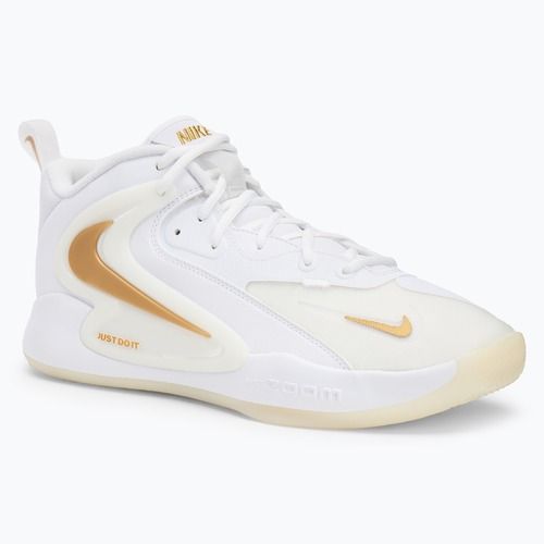 Tinklinio batai Nike React Hyperset 2 white/white/metallic gold