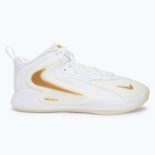 Nike React Hyperset 2 batai balti/balti/metalizuoto aukso spalvos