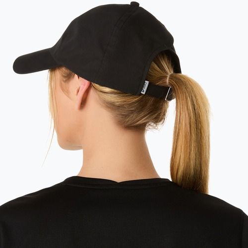 Moteriški bėgimo marškinėliai ASICS Core performance black