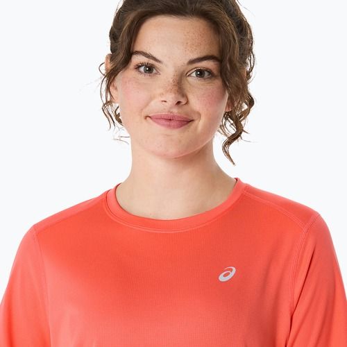 Moteriški bėgimo marškinėliai ASICS Core coral reef