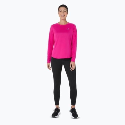Moteriški bėgimo marškinėliai ilgomis rankovėmis ASICS Core LS Top pink rave