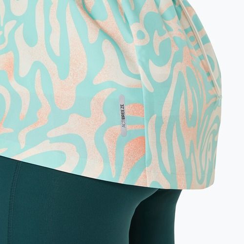 Moteriška bėgimo striukė ASICS Road Lite-Show Packable oasis green/multi color