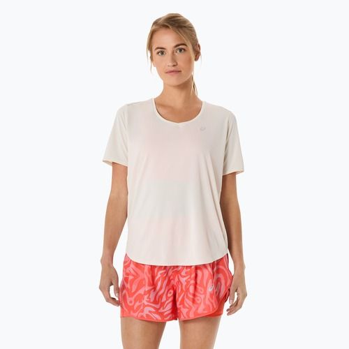 Moteriški bėgimo marškinėliai ASICS Road V-Neck birch