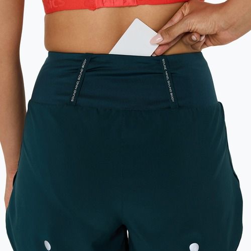 Moteriški bėgimo šortai ASICS Road 3.5IN saxon green