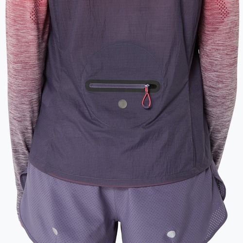 Moteriška bėgimo liemenė ASICS Metarun Packable greyish purple