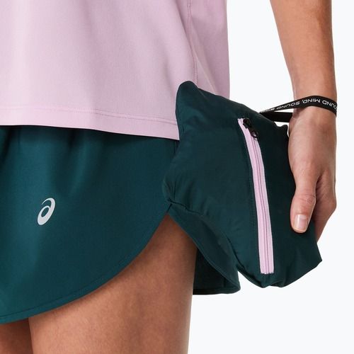 Moteriška bėgimo striukė ASICS Fujitrail Packable saxon green/light ube