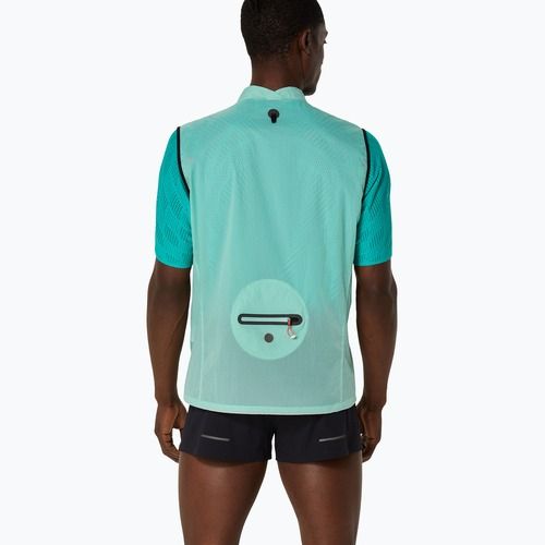 Vyriška bėgimo liemenė Asics Metarun Packable oasis green