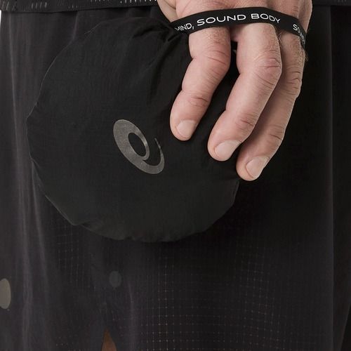 Vyriška bėgimo liemenė ASICS Metarun Packable Gilet performance black