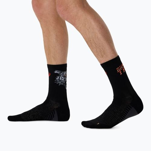 Kojinės ASICS Performance Run Crew performance black/coral reef