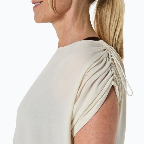 Moteriški begimo marškinėliai ASICS Nagino Run Adjustable Top birch heather