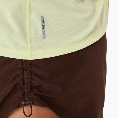 Moteriški begimo marškinėliai ASICS Nagino Run Adjustable Tank huddle yellow heather