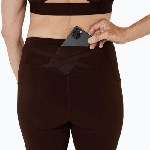 Moteriškos bėgimo tamprės ASICS Nagino Run Adjustable Tight coffee