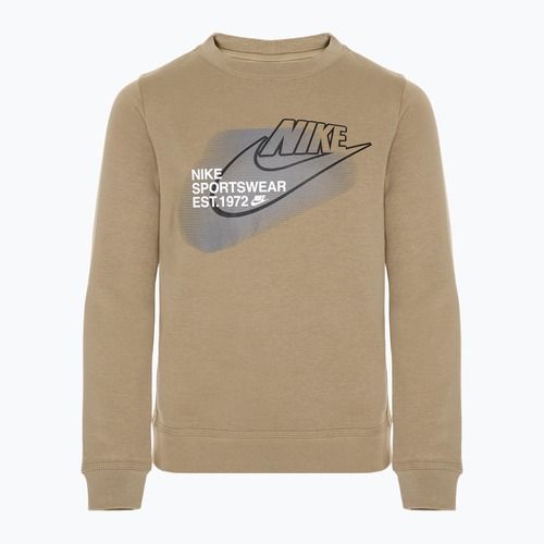 Vaikiškas džemperis Nike Sportswear Standard Issue Crew-Neck khaki