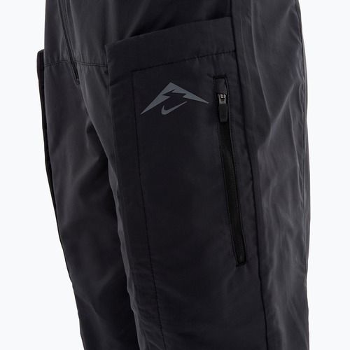 Moteriškos bėgimo kelnės Nike Trail Repel Mid-Rise black/anthracite