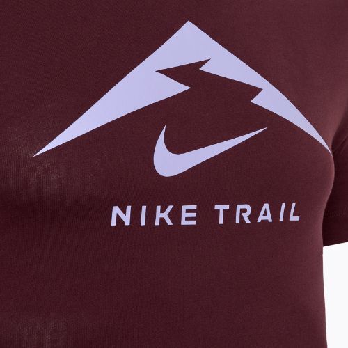Vyriški bėgimo marškinėliai Nike Dri-Fit UV burgundy crush