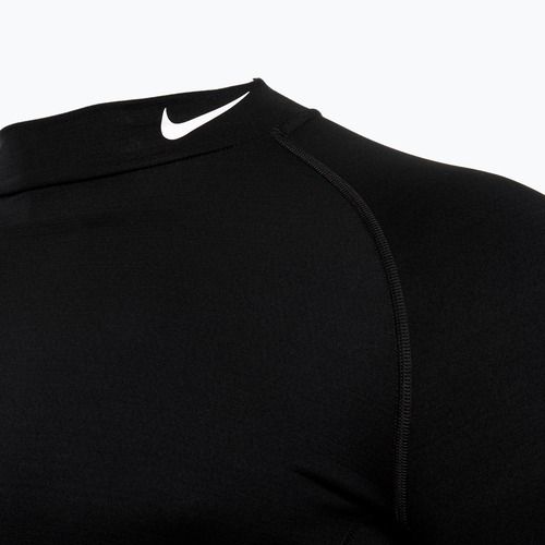Vyriški treniruočių marškinėliai ilgomis rankovėmis Nike Pro Dri-Fit Warm black/white